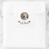 My Dog Personalized Photo & Name Stickers (Sac)