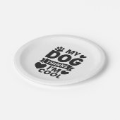 My Dog Thinks I m Cool Papieren Bordje (Gekanteld)