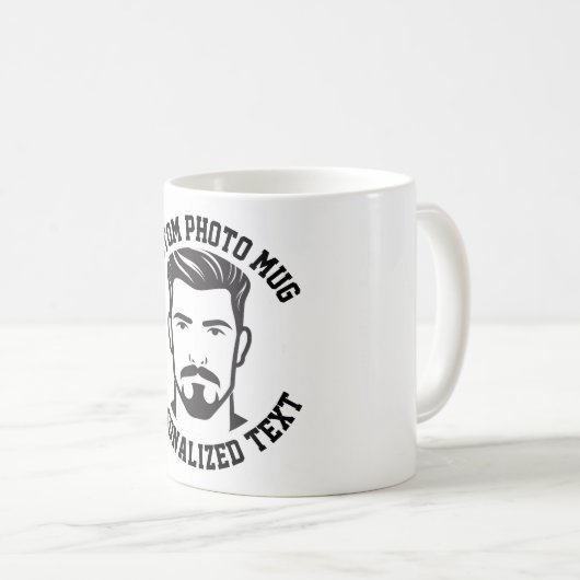 My Face on a Custom Mug (Devant droit)