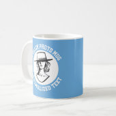 My Face on a Custom Mug POWDER BLUE (Devant gauche)