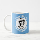 My Face on a Custom Mug POWDER BLUE (Gauche)