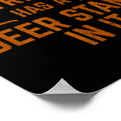 My Family Tree Has A Deer Stand In It Hunting Poster (Hoek)