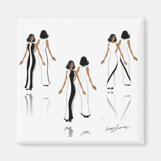 My Fashion Art - Magnet Carré (Devant)