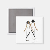 My Fashion Art - Magnet Carré (Recto/Verso)