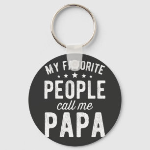 My Favorite People Call Me Papa Sleutelhanger