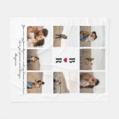 My Favorite Person Script Valentine's Day 8-Photo Fleece Deken (Voorkant (Horizontaal))