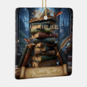 My Favorite Teacher - Personalized Keepsake Ceram Keramisch Ornament (Rechts)