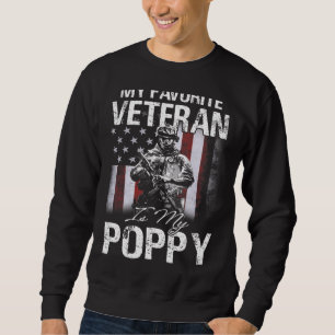 My Favorite Veteran Is My Poppy Usa Flag Trui