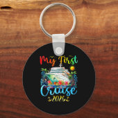 My First 2026 Cruise Trip Kids Vacation Matching F Sleutelhanger (Voorkant)