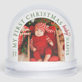 My First Christmas - Baby  Sneeuwbol (Voorkant)