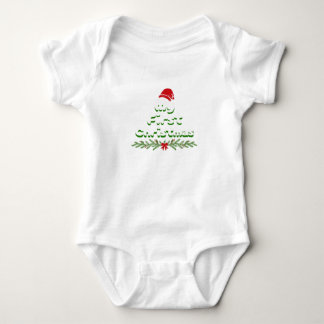 My First Christmas | Cute Holiday Baby outfit Romper