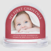 My First Christmas Newborn Baby Photo (Arrière)