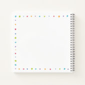 "MY FIRST COOKBOOK" Livre de recettes personnalisé (Dos)