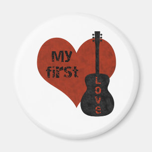 My First Love Guitar Magnet Magneet