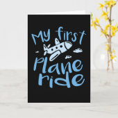 My First Plane Ride Kaart (Gele Bloem)