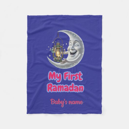 My first RAMADAN Fleece Deken (Voorkant)