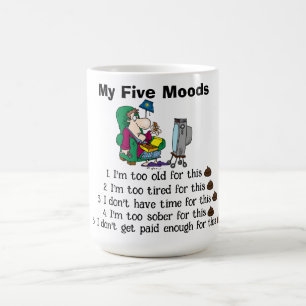 My Five Moods Coffee Mok