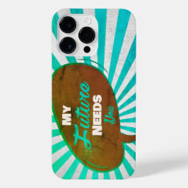 My Future Needs You - Retro Blue Edition iPhone 14 Pro Max Hoesje