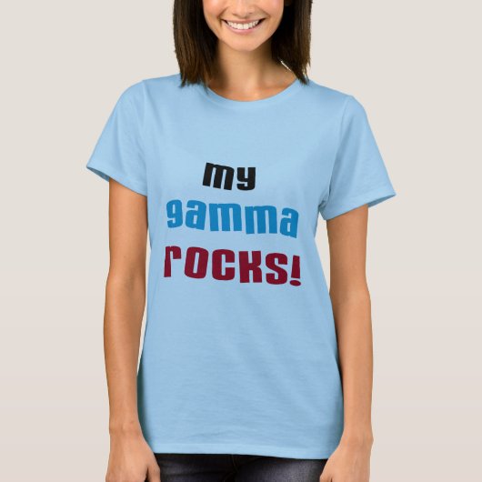 My Gamma Rocks T-shirts et cadeaux (Devant)