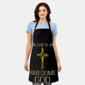 My God Is An Awesome God Christian Religious Schort (Gedragen)