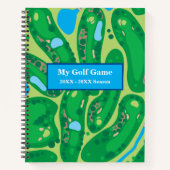 "My Golf Game" Journal personnel (Devant)