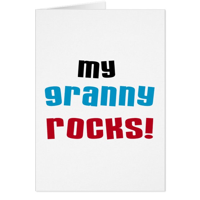 My Granny Rocks T-shirts et cadeaux (Devant)