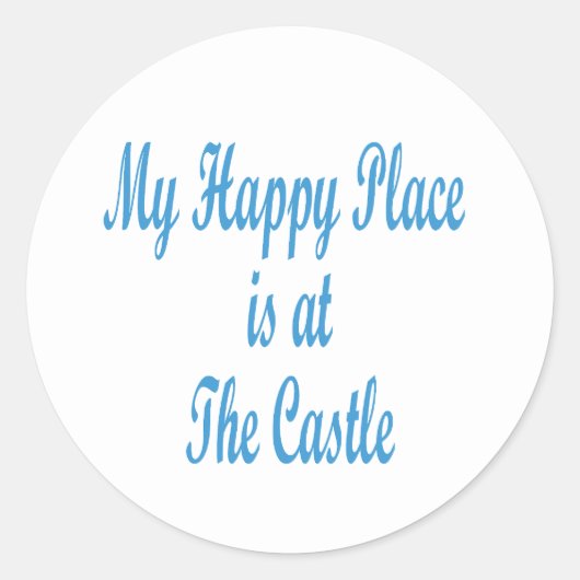 My Happy Place is At the Castle sticker (Devant)