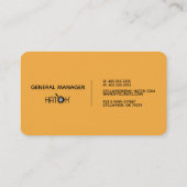 MY HATT - CARTE DE GESTIONNAIRE GÉNÉRAL (Dos)