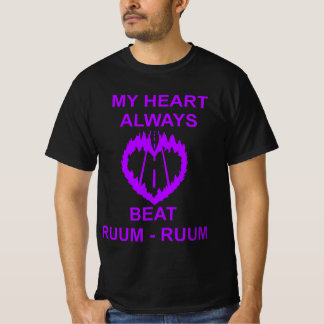 MY HEART ALWAYS BEAT RUUM-RUUM VIOLET 2026 T-SHIRT