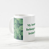 My heart belongs to Ireland. Coffee mug (Devant gauche)