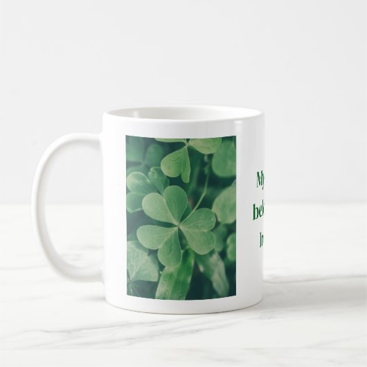 My heart belongs to Ireland. Coffee mug (Gauche)