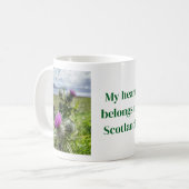 My heart belongs to Scotland. Coffee Mug (Devant gauche)