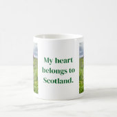 My heart belongs to Scotland. Coffee Mug (Centre)