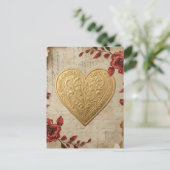 My Heart  Briefkaart (Staand voorkant)