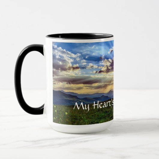 My Heart's in the Highlands Coffee Mug (Gauche)