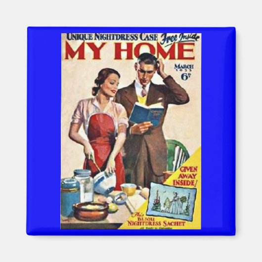 "My Home, 1933" RETRO MAGNET (Devant)
