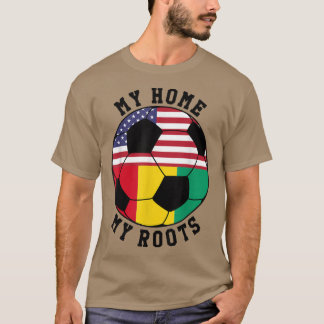 My Home My Roots Guinea Flag Soccer T-shirt
