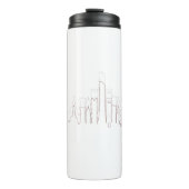 My Home Qatar – Minimalist Design Thermosbeker (Voorkant)