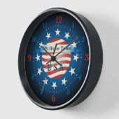My Home Town USA Wall Horloge (Angle)