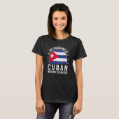 My Husband Is Cuban Nothing Scares Me Cuban Husban T-shirt (Voorkant volledig)