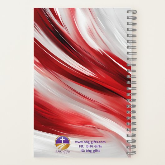 My Hustle...Red & White Journal Abstrait (Verso)