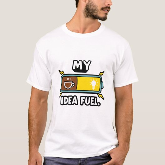 My Idea Fuel – Coffee Powered Electrical Engineer T-shirt (Voorkant)