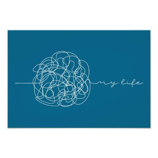 My Life Foto Afdruk (Voorkant)
