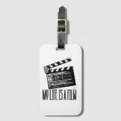 My life is a Film Bagagelabel (Voorkant (verticaal))
