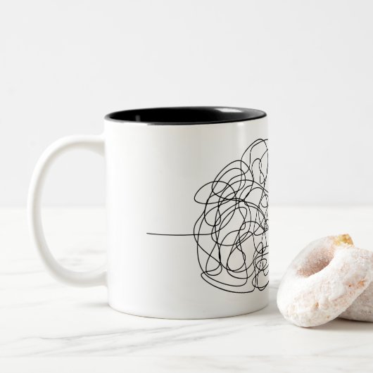 My Life Tweekleurige Koffiemok (Met donut)