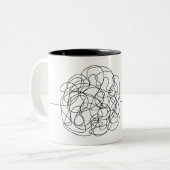 My Life Tweekleurige Koffiemok (Voorkant links)