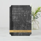 My Little Angel Kids Funeral Faire-part (Debout devant)