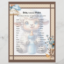 My Little Lamb_ Baby Animal Match Briefhoofd
