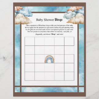 My Little Lamb_ Baby Gift Bingo Briefhoofd
