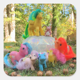 My Little Pony Autumn Gathering Vierkante Sticker